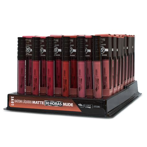 Batom L Quido Matte Nude Horas Cor A Max Love Ml Un Celia Junior