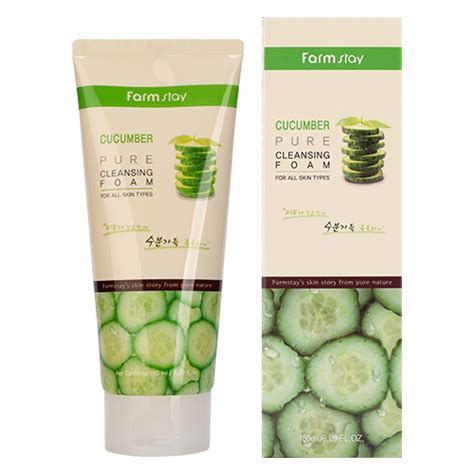Очищение :: Пенка :: FarmStay Cucumber Pure Cleansing Foam, 180ml