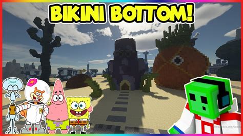 BERKUNJUNG KE BIKINI BOTTOM MAP SHOWCASE MINECRAFT YouTube