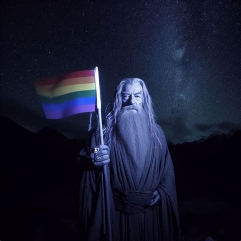 Trail Cam Footage Of Gandalf Saying Gay Rights Nel Uomini Neri