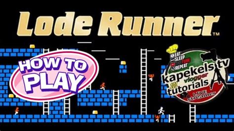 Lode Runner Video Game How To Play The Game Youtube