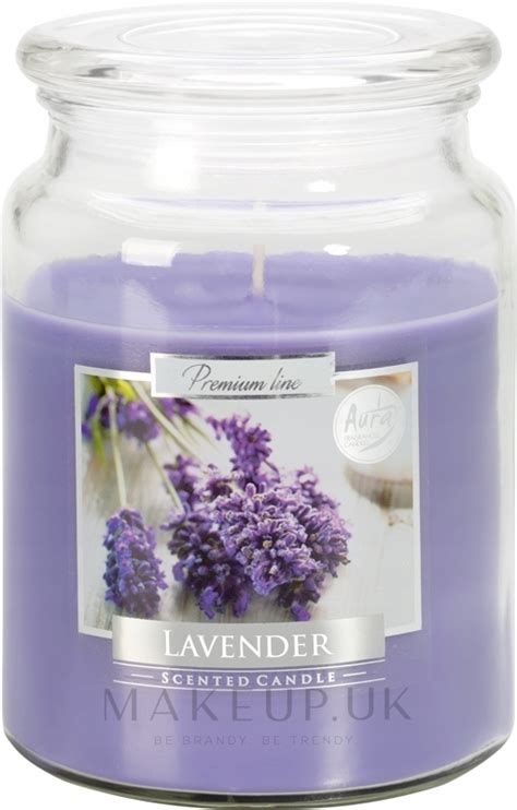 Bispol Premium Line Aura Scented Candle Lavender Lavender Candle In