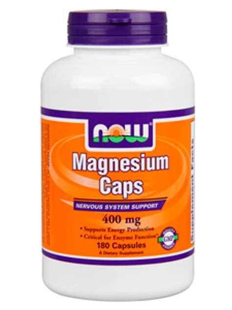 Magnesium Caps 400 mg 180 caps