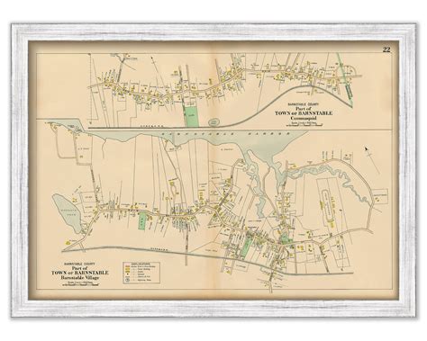 BARNSTABLE Village and CUMMAQUID, Massachusetts 1910