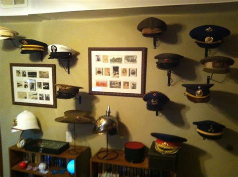Military Hat Collection Display Collectors Weekly