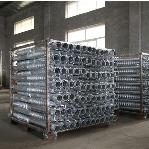 China Hot Dipped Galvanized Post Helical Ground Screw Manufacturers