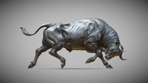 Bull 3d Sculpting Buy Royalty Free 3d Model By Breathtime [72c8db8] Sketchfab Store