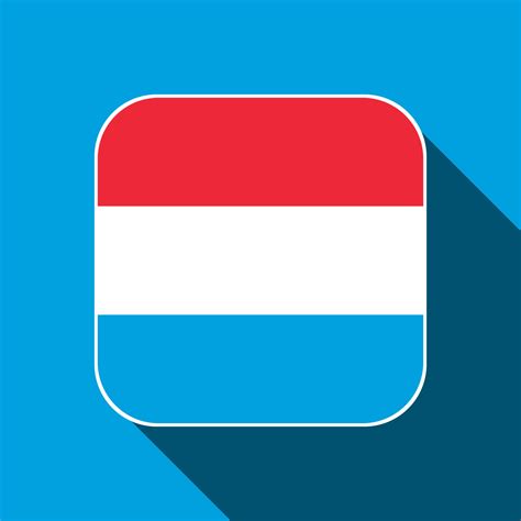 Luxembourg flag, official colors. Vector illustration. 11587510 Vector