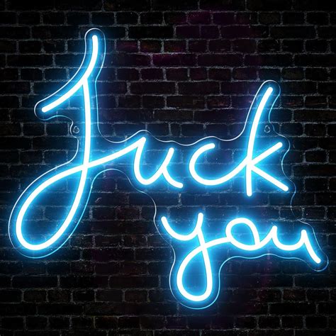 Amazon Fuck You Neon Sign Large Led Light For Wall Decor Neon Signs Venue Decor