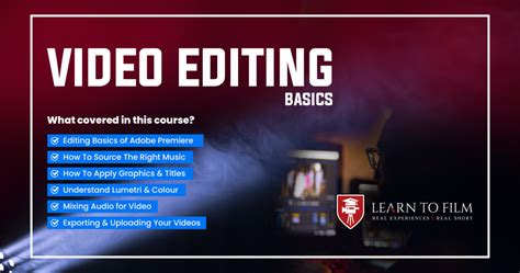 Video Editing Basics Learn To Film