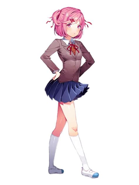 Doki Doki Literature Club Natsuki posing | Literature club, Literature ...