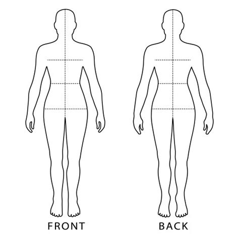 Naked Standing Woman Royalty Free Vector Image