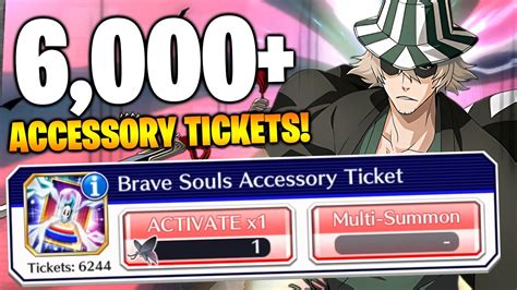 HUNTING FOR ALL ACCESSORIES 6 000 ACCESSORY SUMMON TICKETS Bleach