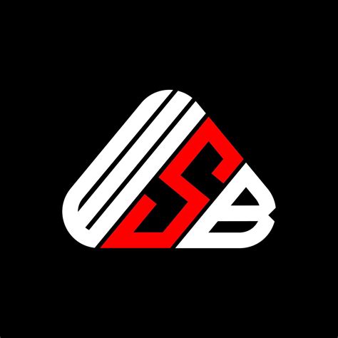 Wsb Letter Logo Creative Design With Vector Graphic Wsb Simple And