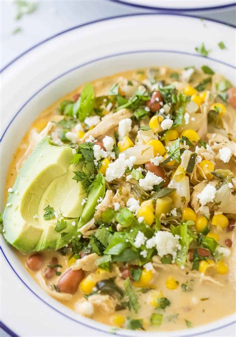 Creamy White Chicken Chili Recipe | Joyful Healthy Eats