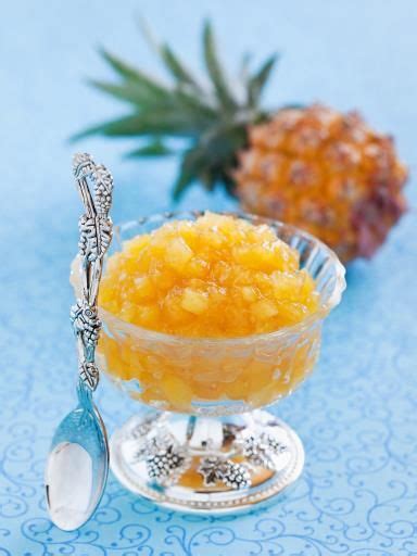 Confiture D Ananas Frais Recette Confiture Ananas Recette