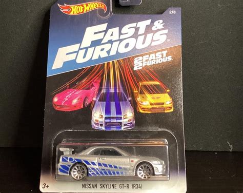Fast And Furious Paul Walker Hot Wheels Nissan Skyline GT R R34 Etsy