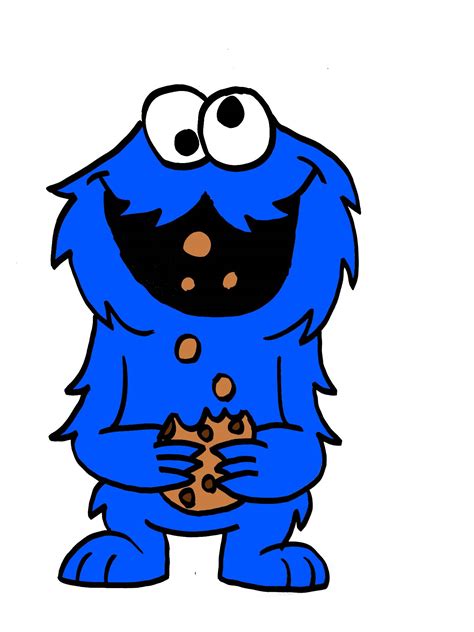 How To Draw A Cookie Monster