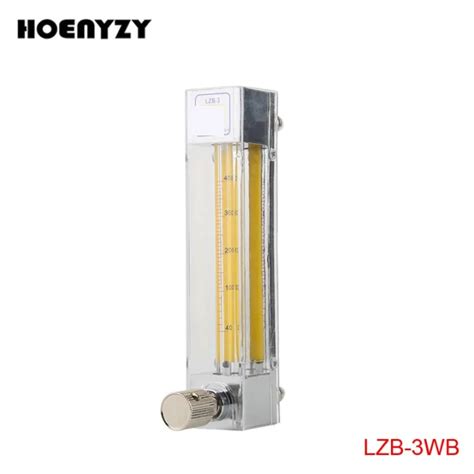 8Mm Tube Glass Rotameter LZB-3WB เครื่องวัดการไหลพื้นที่แปรผัน ...