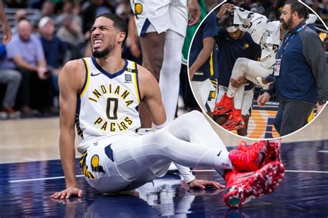 Tyrese Haliburton carried off in potential Pacers injury nightmare ...