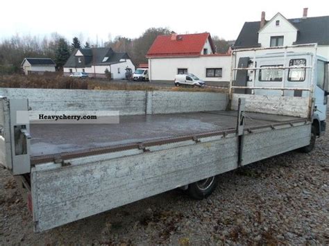 Iveco Ml 75e Aluminum Flatbed Maxi 1995 Stake Body Truck Photo And Specs