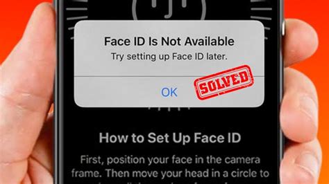 Face Id Is Not Available Try Setting Up Face Id Later Iphone