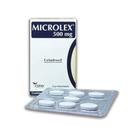 Antibi Tico Microlex Cepav Mg Para C Es E Gatos Comprimidos