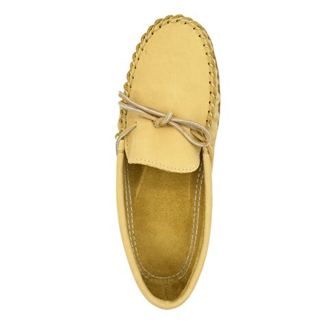 Men's Wide Leather Moccasins Promotional Offer While Supplies Last ...