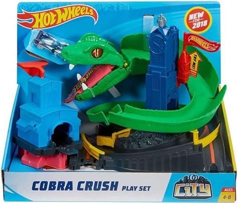 Pista Hot Wheels City Cobra Crush Nueva Importada Serpiente Mercado Libre