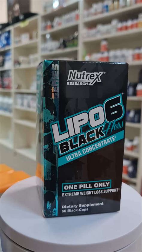 Nutrex Lipo-6 Black Hers Ultra Concentrate 60 caps, Жиросжигатель для ...