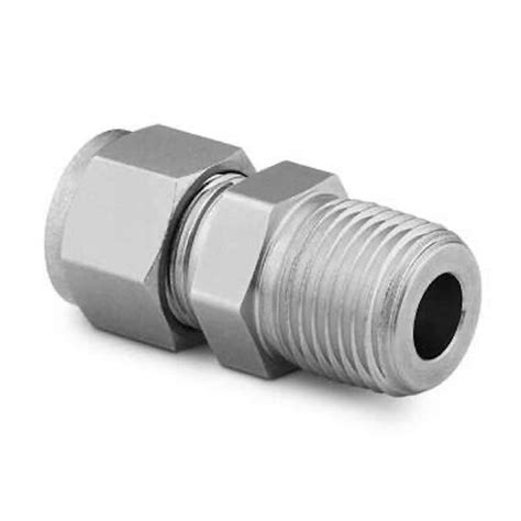 Buy Swagelok Ss 600 1 6 3 8 In Tube Od X 3 8 In Male Npt Tube Fitting Male Connector