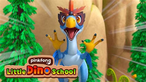 Dinosaur Song Vella The Velociraptor Dinosaur Cartoon Pinkfong