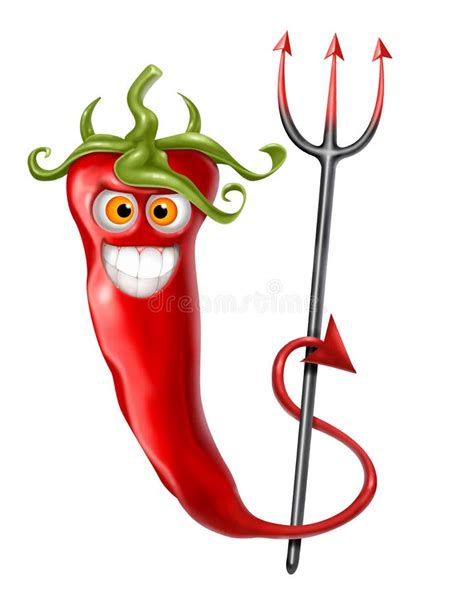 Red Hot Spicy Mexican Chilli Pepper Stock Illustration Illustration Of Chili Character