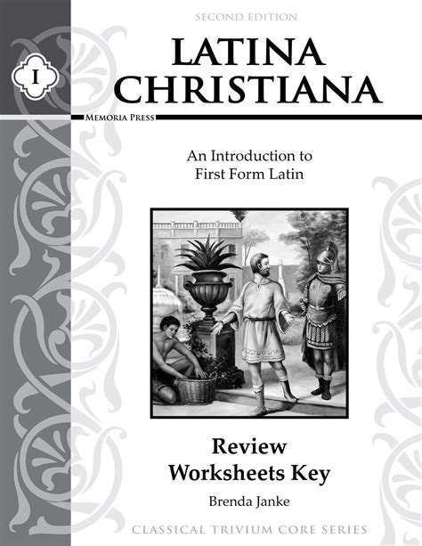 Latina Christiana I Review Worksheets Key Second Edition Brenda Janke