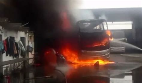 Ate Buses Interprovinciales Se Incendiaron En