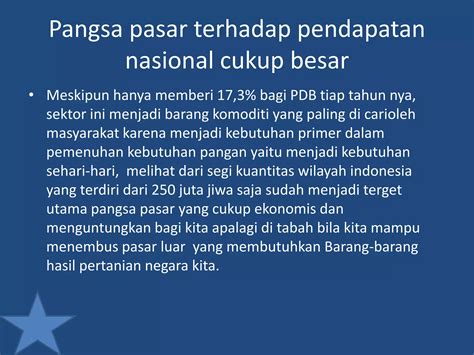 Peranan Sektor Pertanian Ppt