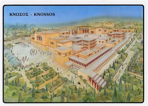 Palacio De Knossos Cnossos Guía De La Isla De Creta