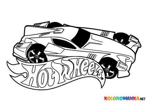 Kolorowanka Dla Dzieci Hot Wheels Kolorowanki Do Druku