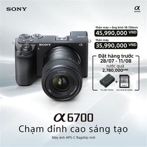 Sony launched the next generation APS C camera α6700 with outstanding