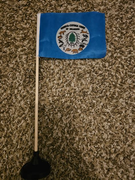 Seneca-Cayuga Tribe of Oklahoma Tabletop Flag