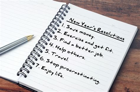 Alternative New Years Resolutions The Best New Years Goals