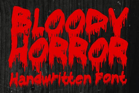 Bloody Horror Font