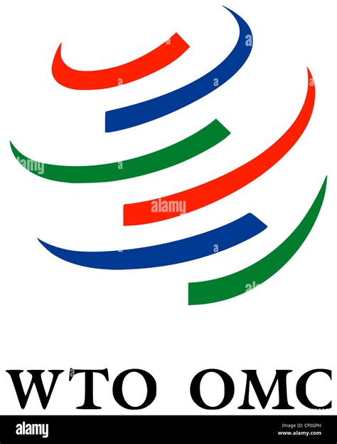 El Logotipo De La Organización Mundial Del Comercio Omc Basada En