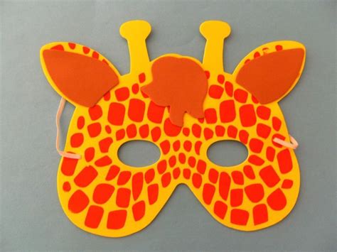 1 Maske f. Kindergeburtstag Karneval Fasching Tier Tiere Masken