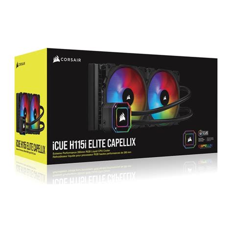 Cooler CPU Corsair iCUE H115i Elite Capellix - PC Garage