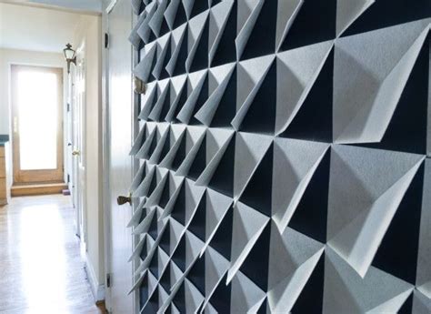 Make it Modern: DIY 3D Felt Wall Panels in interior design home ...