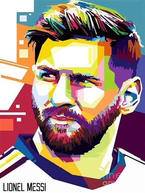 Lionel Messi Lionel Messi Posters Cartoon Of Yourself Wpap Art Pop