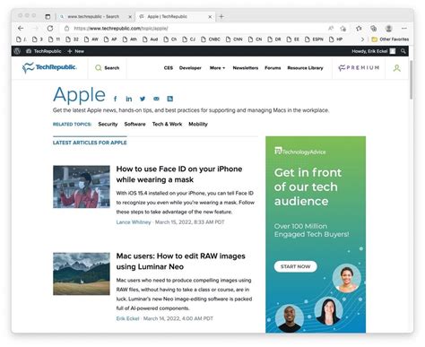 Running Microsoft Edge On A Mac The Pros And Cons Techrepublic