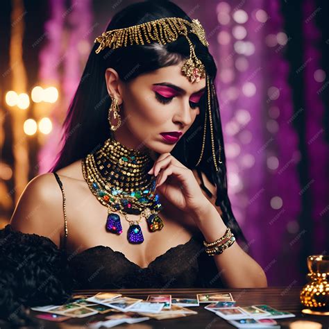 Una adivina que predice el futuro con cartas inteligencia artificial