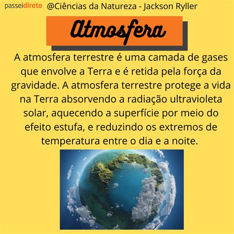 O Que É Atmosfera Resumo - A atmosfera terrestre - resumo - Ciências